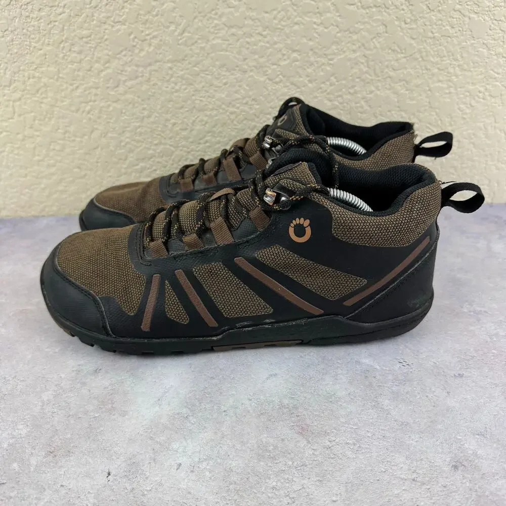 Xero Shoes Mens Size 10.5 Daylite Hiker Fusion Brown Barefoot Hiking Trail Shoes